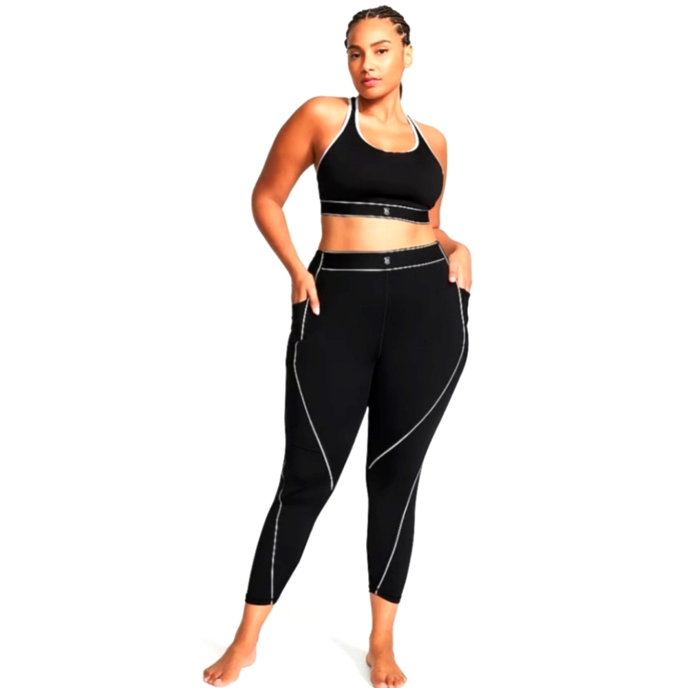 Victoria's Secret Black Leggins ,Sz Small